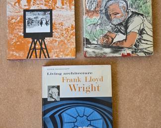 Three Vintage Books on Photography, Fiction, and Architecture