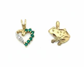 14k Gold Charms Pendant