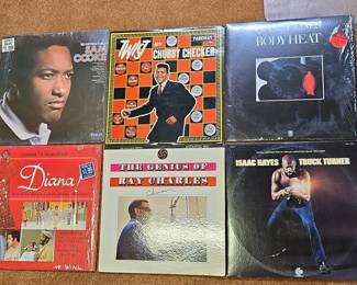 Vintage Vinyl Records: Chubby Checker, Ray Charles, Quincey Jones & more