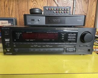 Sony FM Stereo/FM-AM Receiver Audio/Video Control Center Vtg