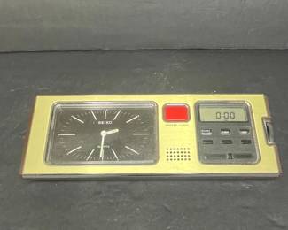 Seiko Digital and Analog Alarm Clock