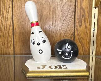 Joe Bowling Pin and Ball Figurine