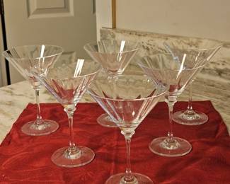 Crystal Martini Glasses