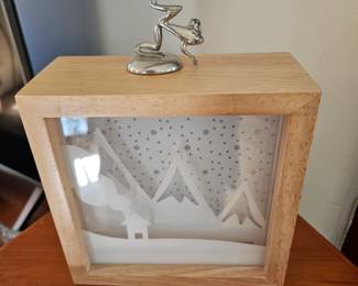 Winter Scene Lighted Shadow Box