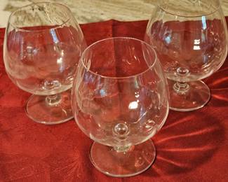 Crystal Brandy Snifters