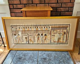 Hand Painted Egyptian Papyrus