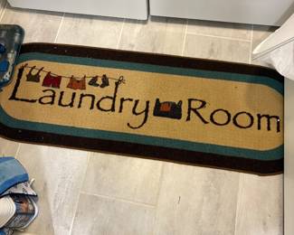 Variety of throw rugs; various styles and sizes