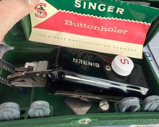 Vintage 1948 Singer Buttonholer