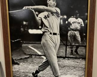 Photo of Ted Williams autographed