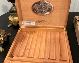 "Partagas" wooden cigar box