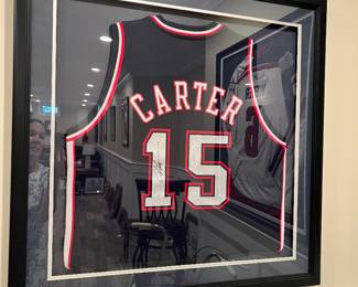 NJ Nets Jersey Vince Carter autographed