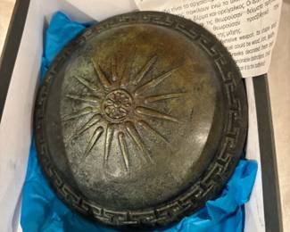 Bronze shield replica