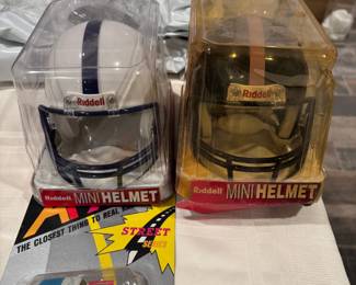 Riddell mini helmets
