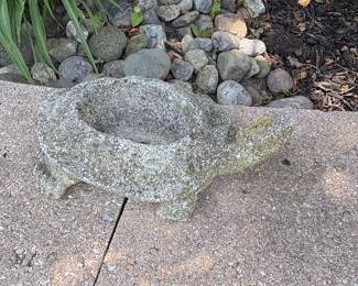 Stone Turtle Planter