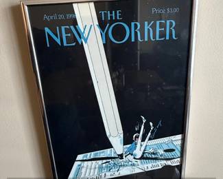 The New Yorker Cover Pencil by Istvan Banyai, April ,