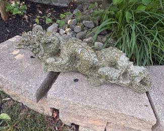 Stone Dragon Garden Statue