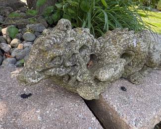 Stone Dragon Garden Statue second image