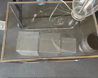 MidCentury Modern Chrome and Glass Display Table third image