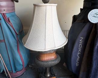 Golf Ball Motif Table Lamp