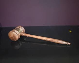 Walnut Gavel with Band
