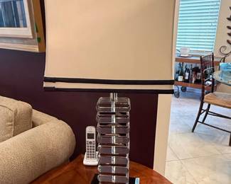 Lucite lamps