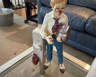 Judis Pastime IRS Audit Clown Figurine