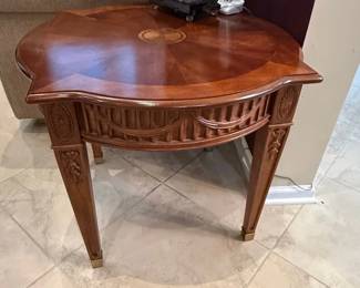 Maitland Smith Inlaid Console Table fourth image