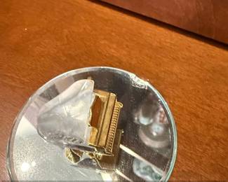 Swarovski Crystal Grand Piano Figurine on Mirror Base second image