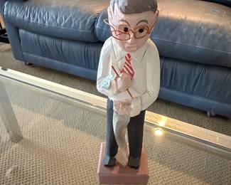 Carved Wooden CPA Figurine by Aldon