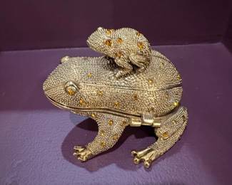 Bombay Frog Trinket Box