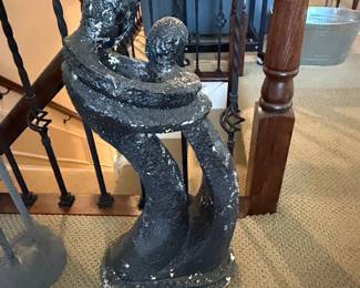 Embracing Couple Sculpture