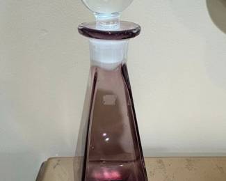 Amethyst Glass Decanter