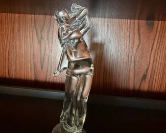 Baccarat Crystal Golfer Figurine