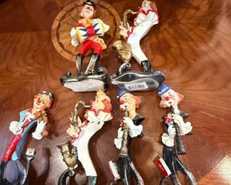 Ron Lee Clown Band Figurines Set third image