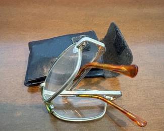 Vintage Folding Reading Glasses with Case