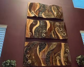 Triptych Wood Wall Art