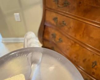 Lalique Nogent Frosted Glass Vase