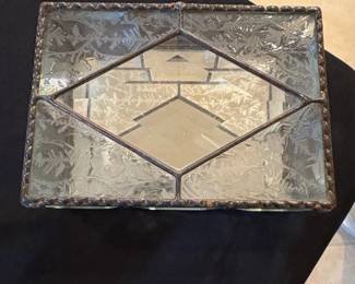 Glass Trinket Box