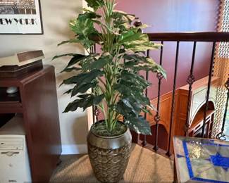 Artificial Dieffenbachia Plant in Decorative Pot