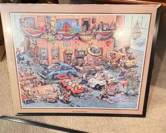 Gary Patterson The Showroom Signed Print