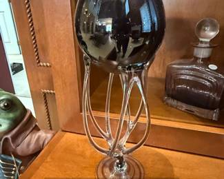 Jozefina Krosno Art Glass Octopus or Jellyfish Vase