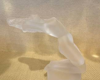 Lalique Chrysis Frosted Glass Nude Figurine