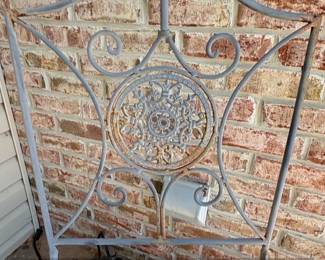 Wrought Iron Bistro Chairs Set of   Salterini Style second image