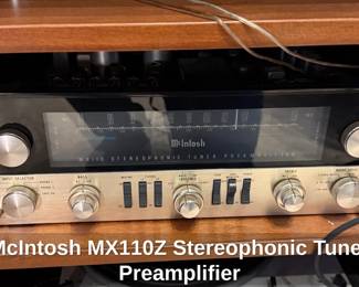 McIntosh MXZ Stereophonic Tuner Preamplifier