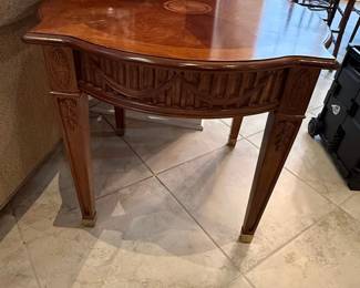 Maitland Smith Inlaid Console Table third image