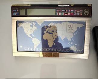 Olympic Games Commemorative World Map Display