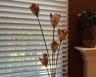 Glass Tulip Floor Lamp