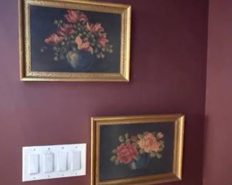 Floral needlepoints
