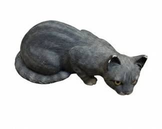 Gray Cat Statue