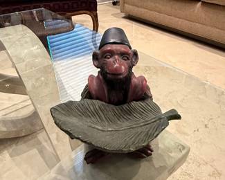 Monkey with Feather Trinket Dish second image
